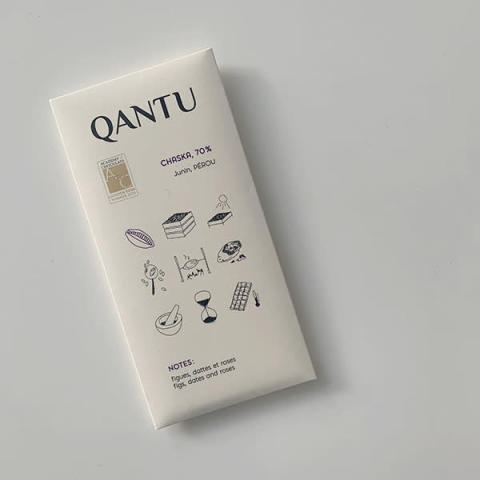 QANTUのタブレットチョコ「チャスカ70%フニン」