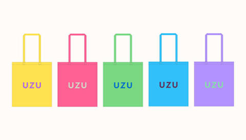 UZU BY FLOWFUSHIの「UZU COLOR PLAY STUDIO」で配布されるノベルティ