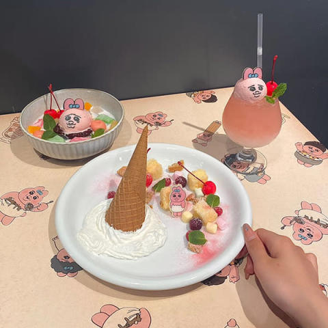 新宿ルミネエストで開催中の「おぱんちゅ食堂」で食べられるデザートメニュー