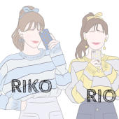 2人トーク💛❤️💙💚💜                        RIKO&RIO