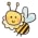 ミツバチのアイコン画像