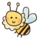ミツバチのアイコン画像